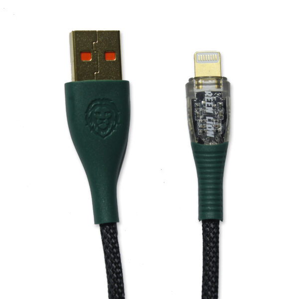 کابل تبدیل USB به لایتنینگ  گرین لاین مدل Braided-A طول 1 متر